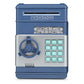 Saving Bank ATM Money Box Electronic Password Chewing Coin Cash Deposit Machine BLUE KOI Home Garden